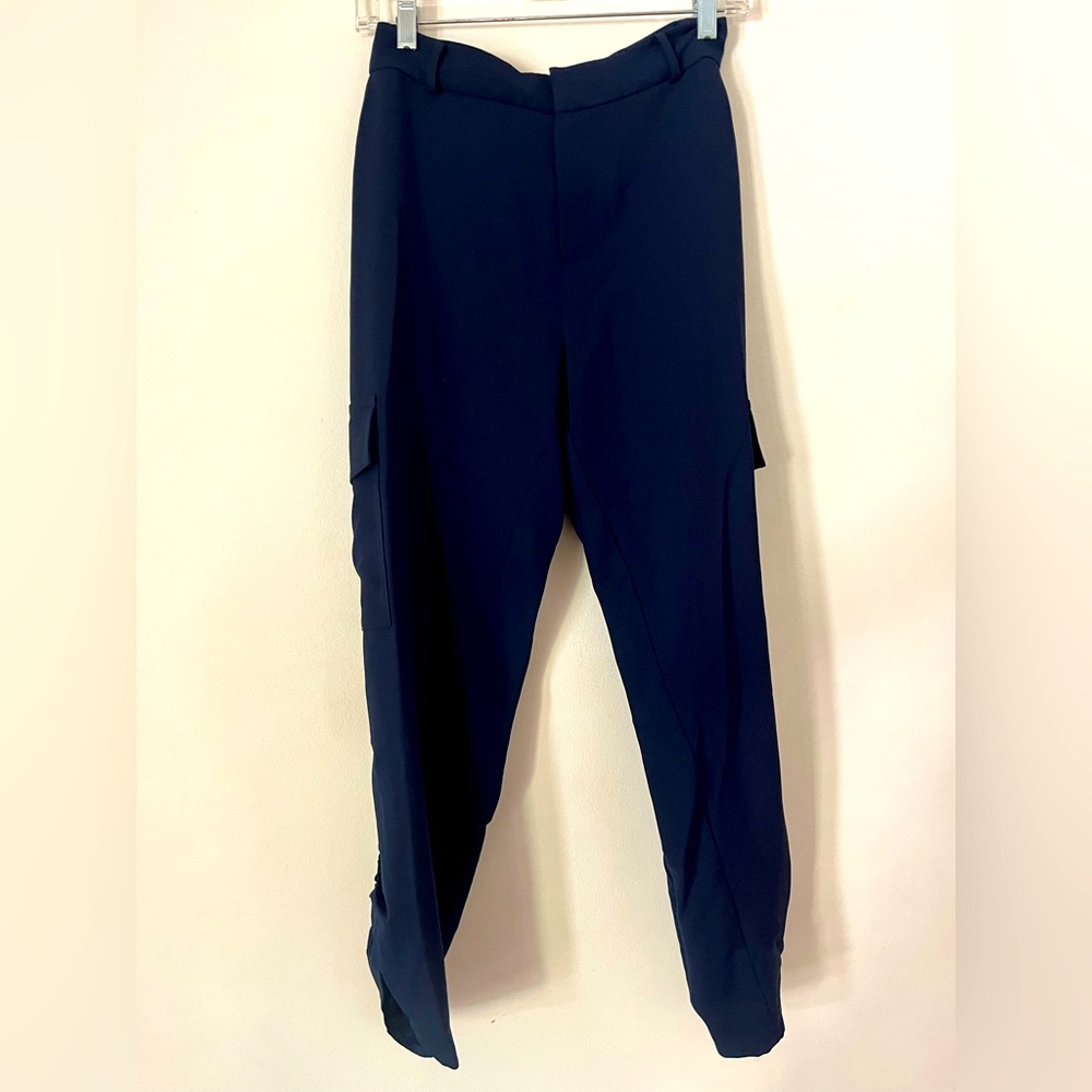 NWT! Size 8 Parker Midnight Blue Cargo Pants - Picture 4 of 7